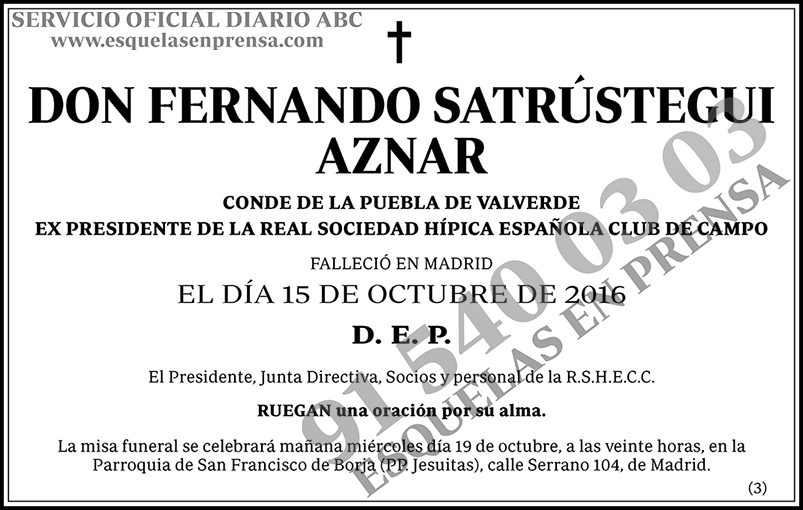 Fernando Satrústegui Aznar